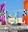 3 Piece Flagbanner with Checker Insert
