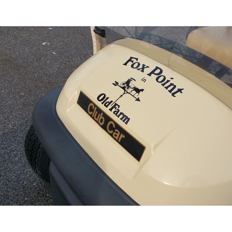 Golf Cart 1 Color Graphic 